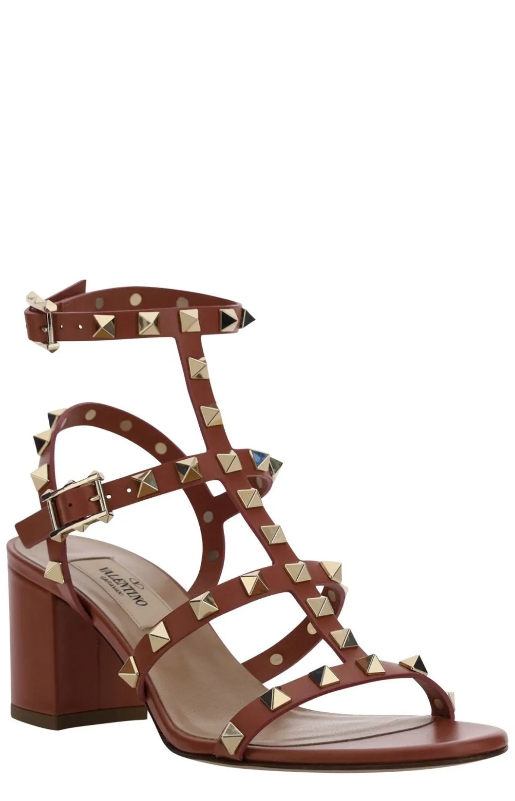 Valentino Garavani Rockstud Ankle-Strap Sandals