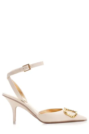 Valentino Garavani Rockstud Ankle Strapped Pumps