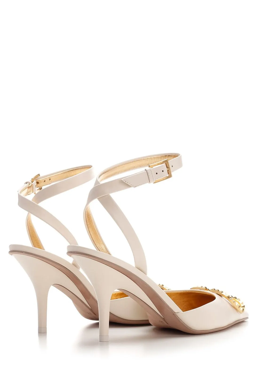 Valentino Garavani Rockstud Ankle Strapped Pumps