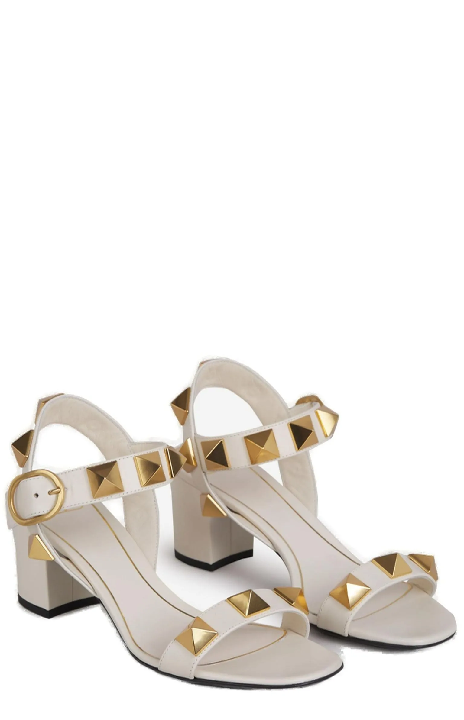 Valentino Garavani Rockstud Ankle Strapped Sandals