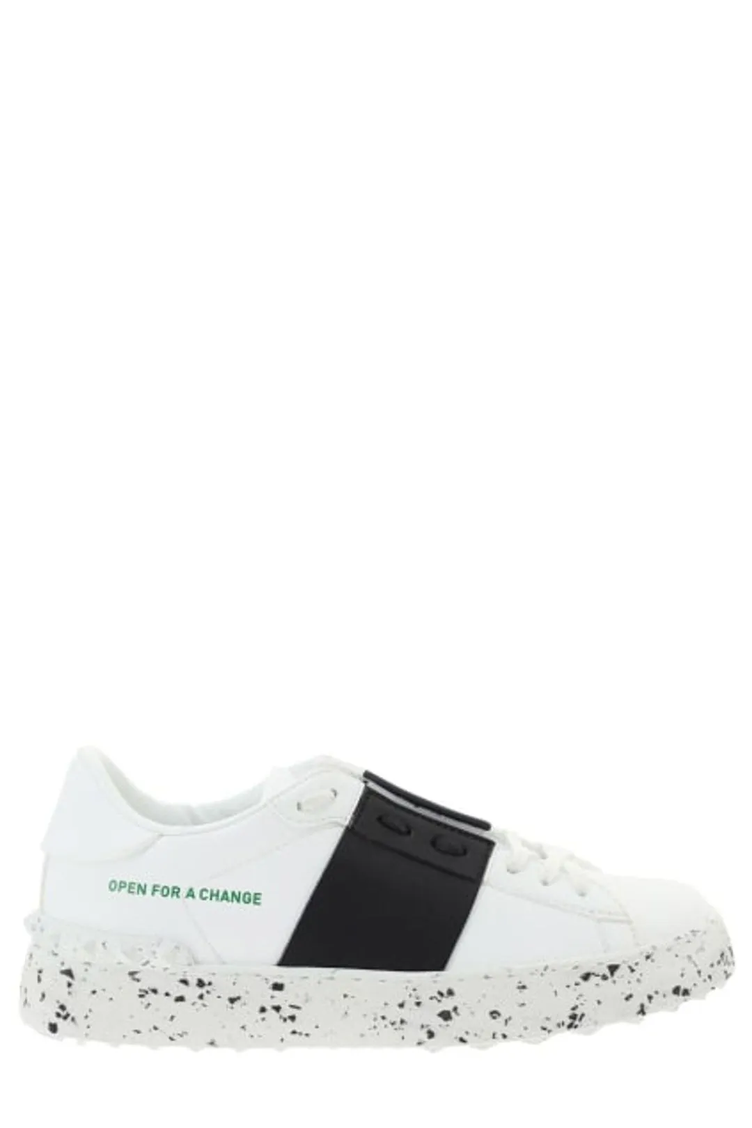 Valentino Garavani Rockstud Untitled Open Lace-Up Sneakers