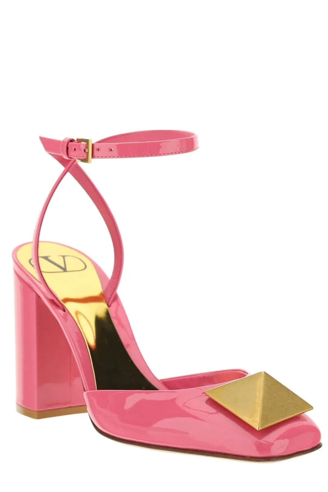 Valentino Garavani Roman Stud Ankle-Strapped Pumps
