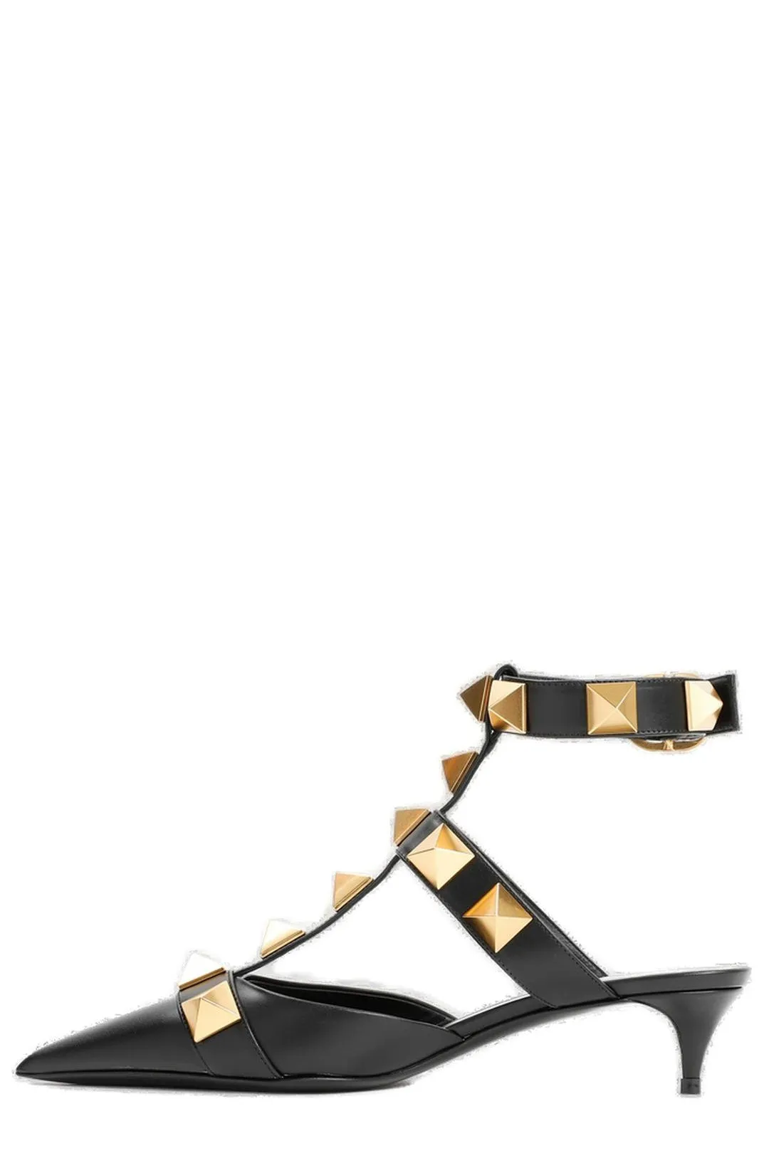 Valentino Garavani Roman Stud Pointed-Toe Pumps
