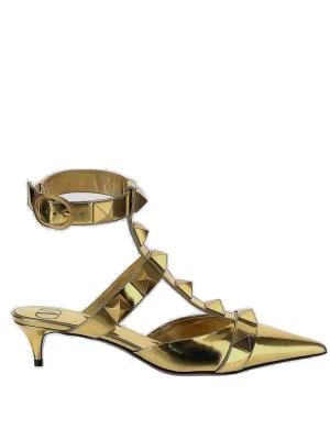 Valentino Garavani Roman Stud Pointed Toe Pumps