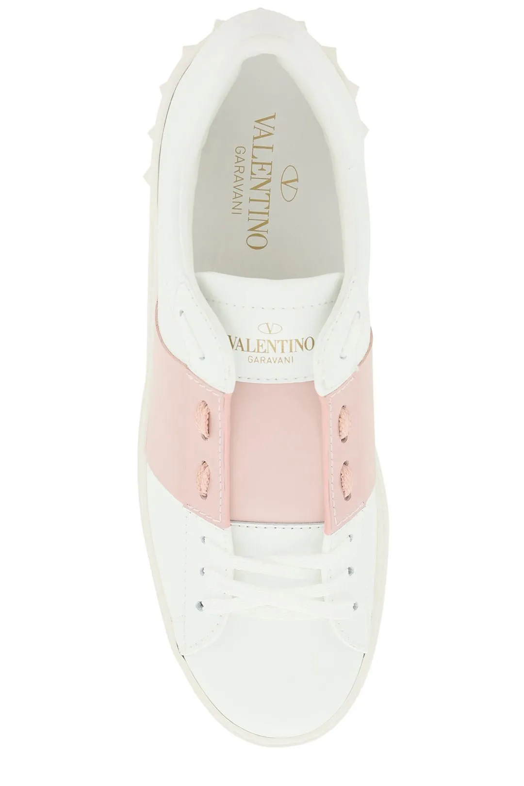 Valentino Garavani Stud Detailed Lace-Up Sneaker
