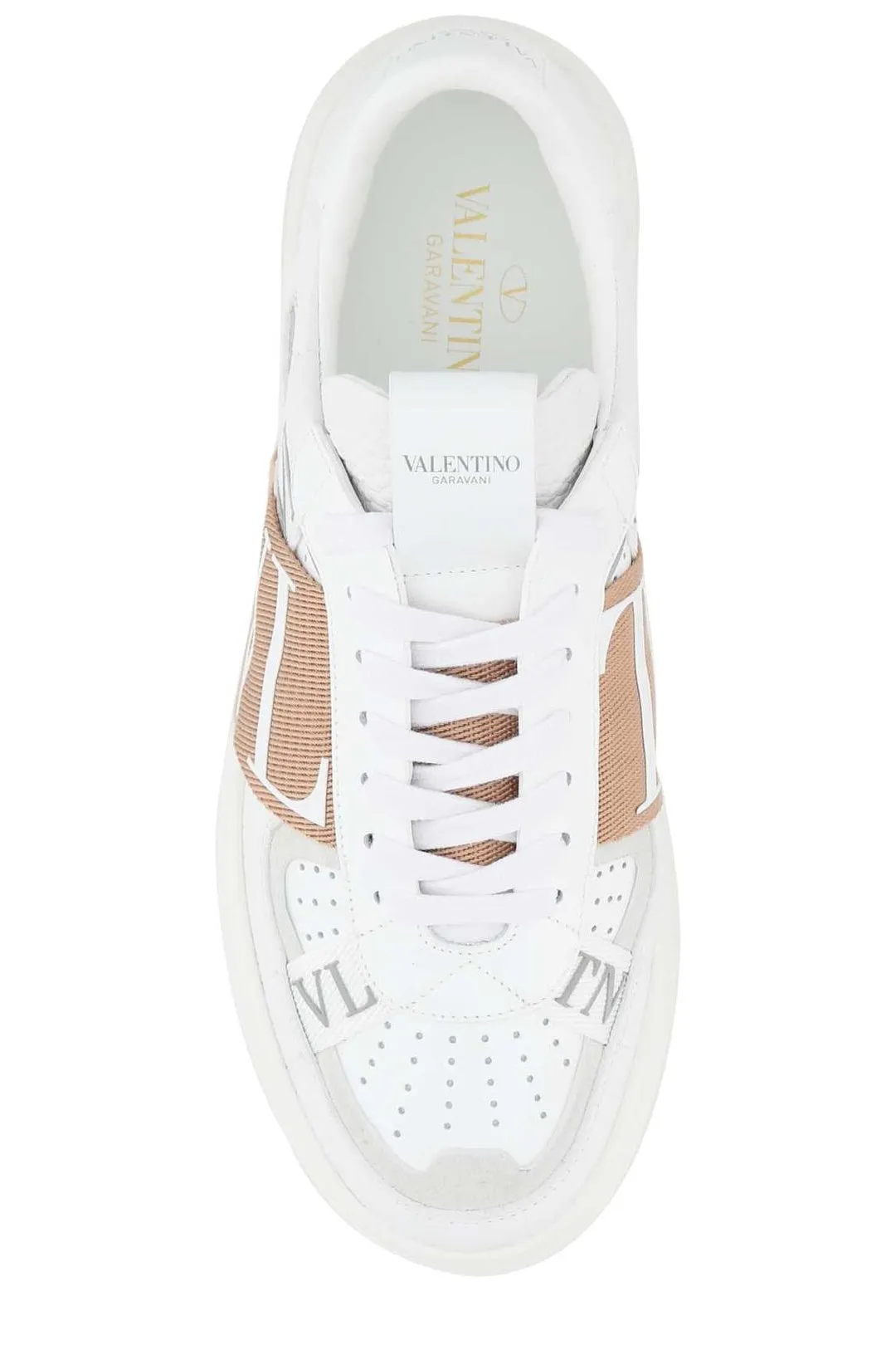 Valentino Logo Detailed Lace-Up Sneakers