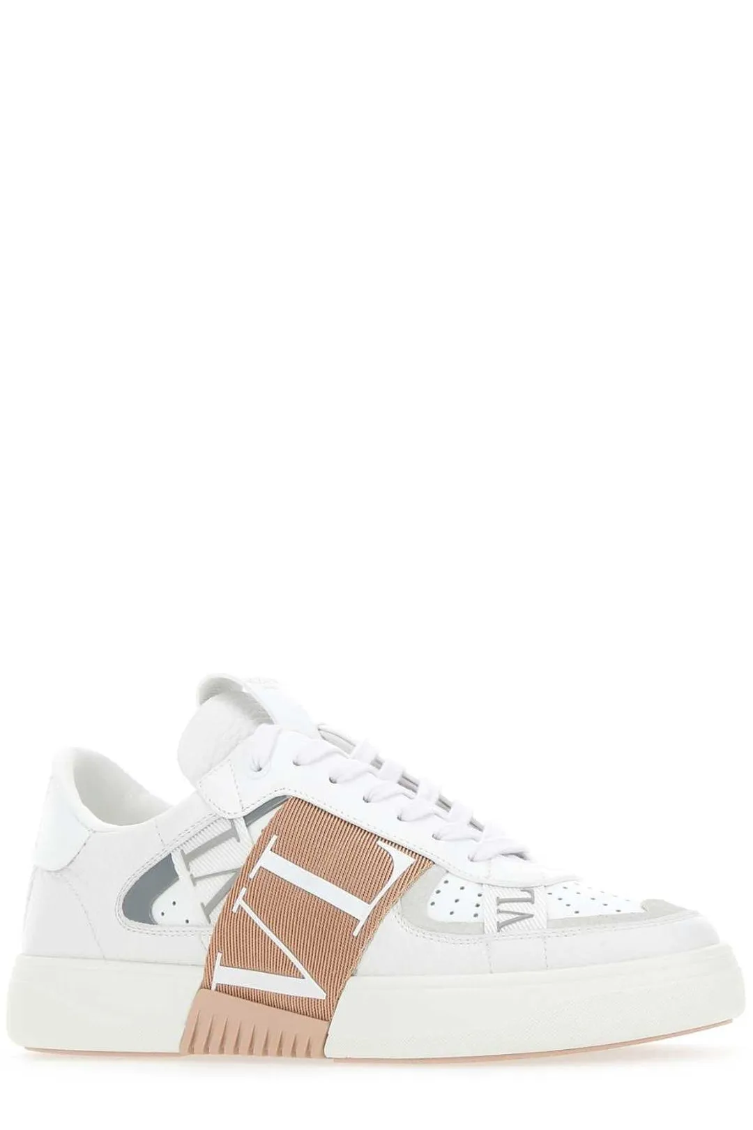 Valentino Logo Detailed Lace-Up Sneakers