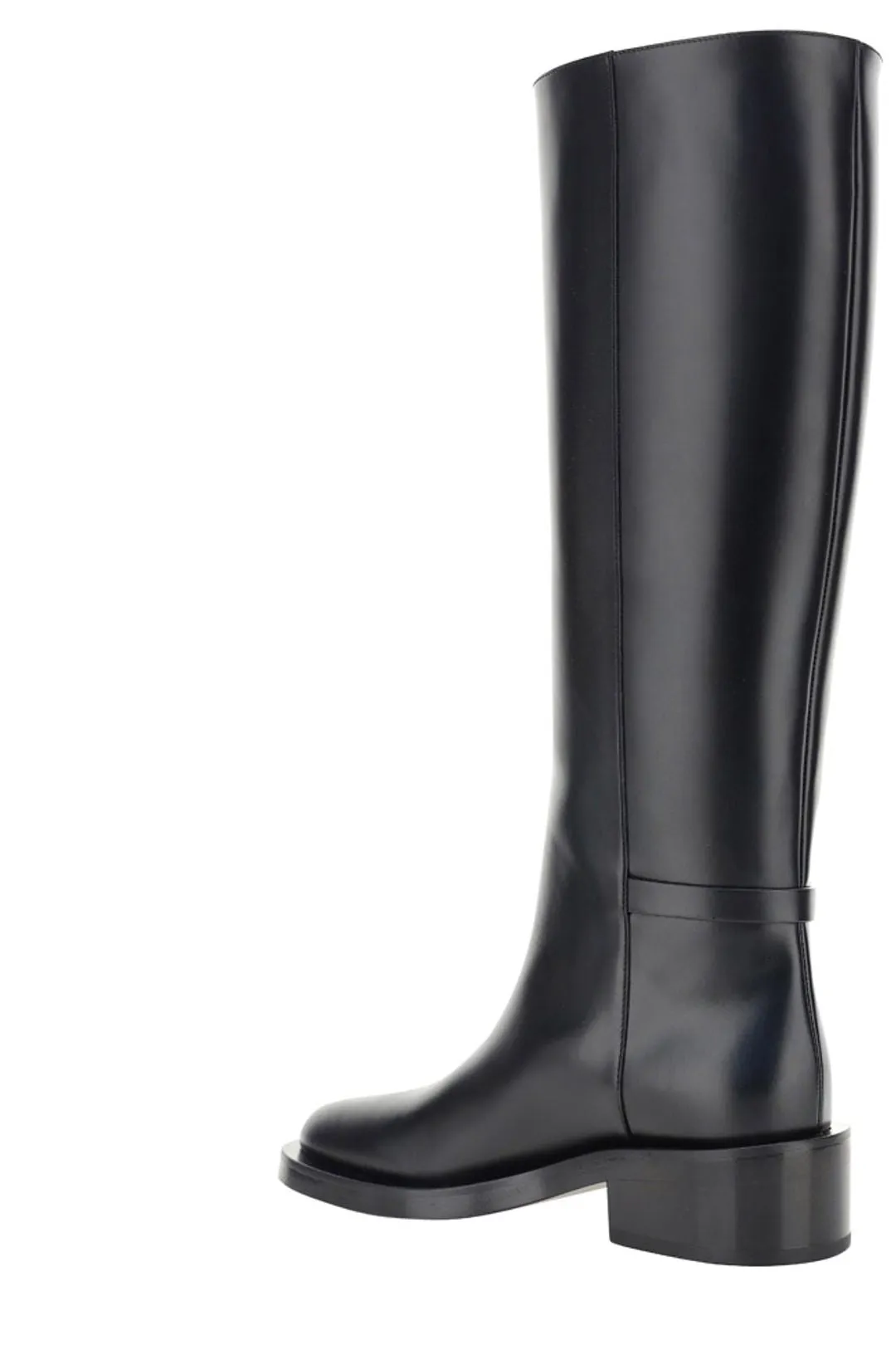 Valentino VLogo Plaque Knee-High Boots