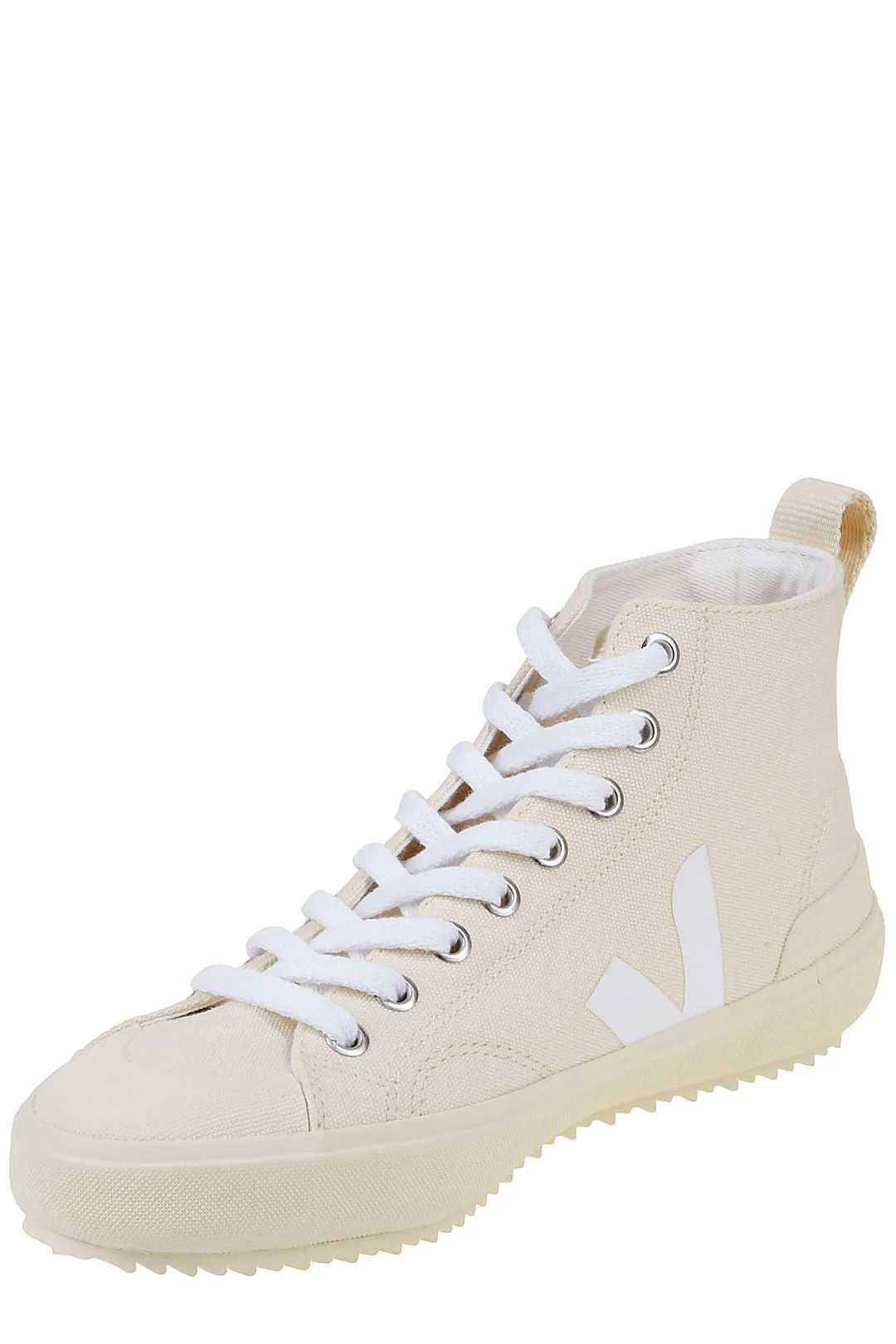 Veja Round Toe Lace-Up Sneakers