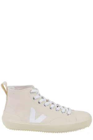 Veja Round Toe Lace-Up Sneakers