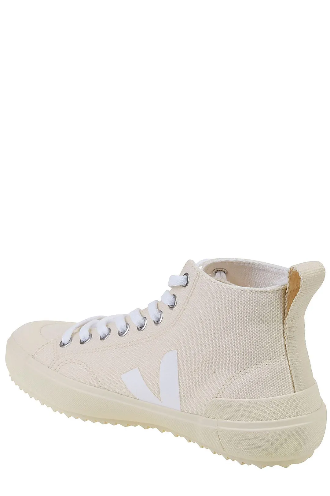 Veja Round Toe Lace-Up Sneakers