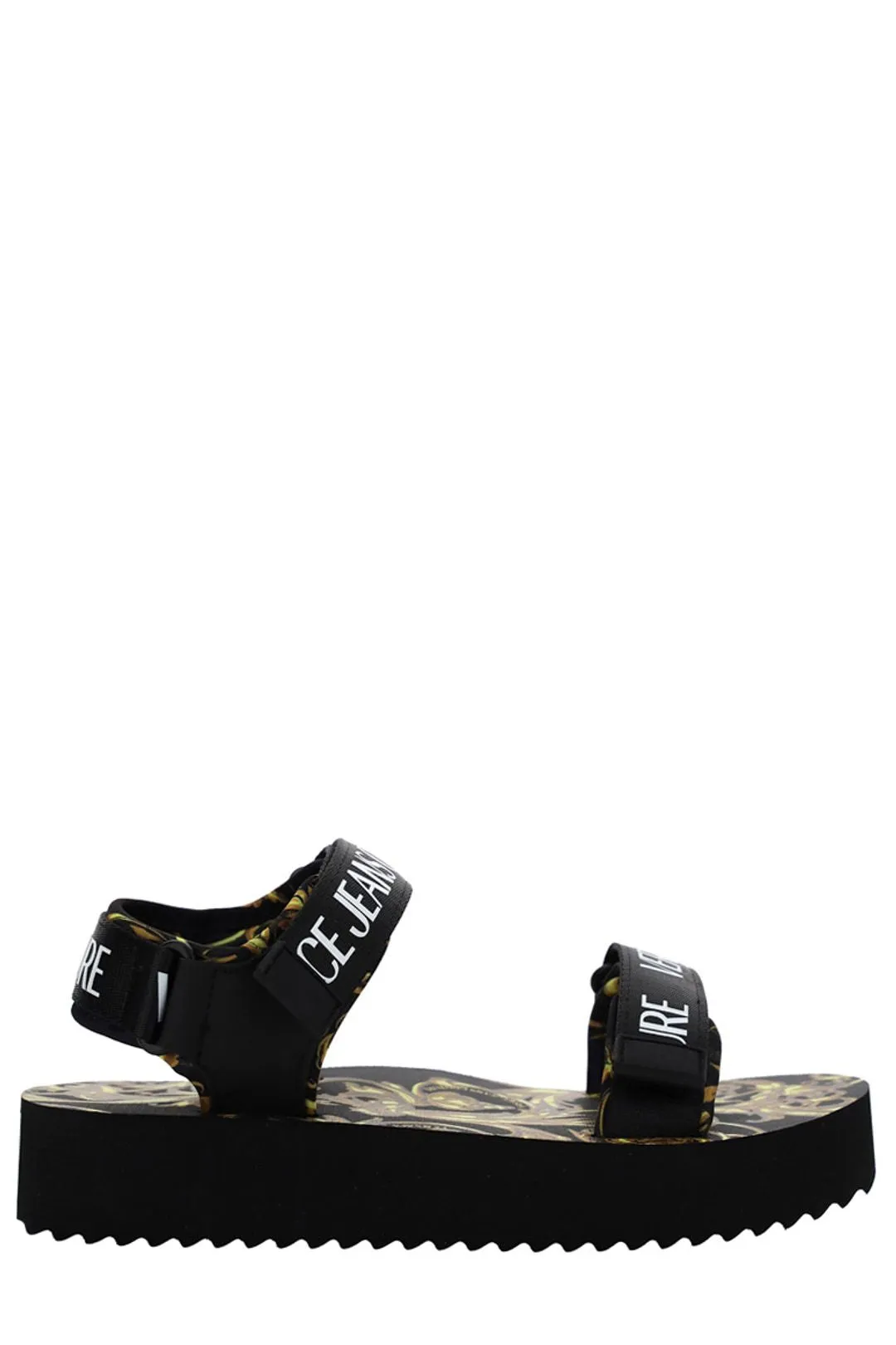 Versace Jeans Couture Baroque Open-Toe Sandals