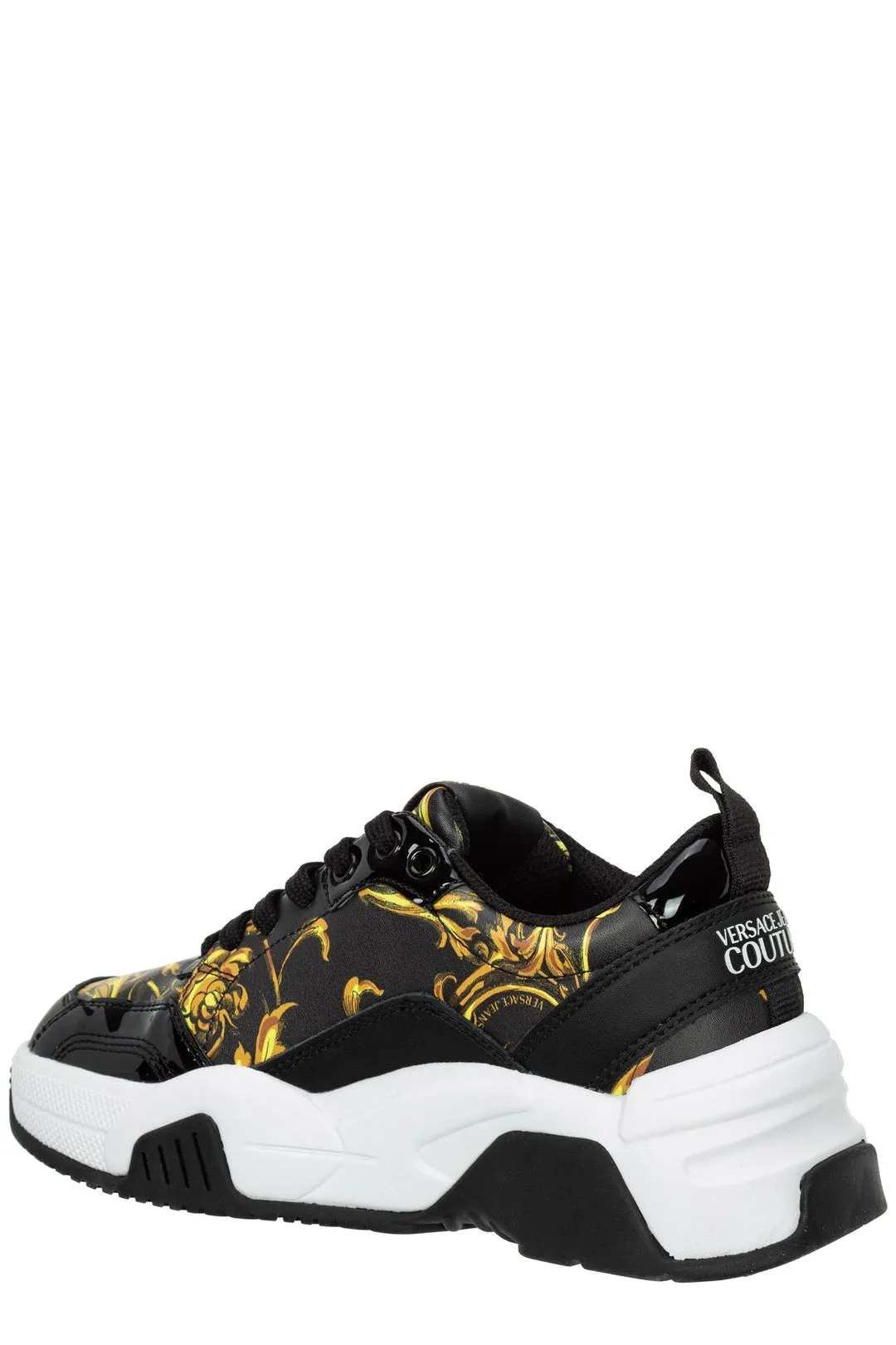 Versace Jeans Couture Barrocco Printed Lace-Up Sneakers