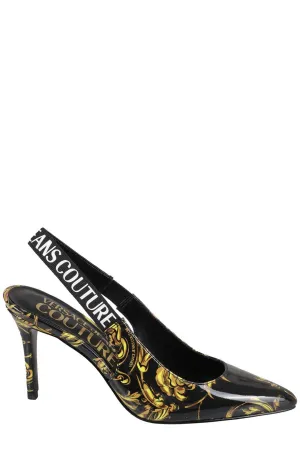 Versace Jeans Couture Regalia Baroque Slingback Pumps