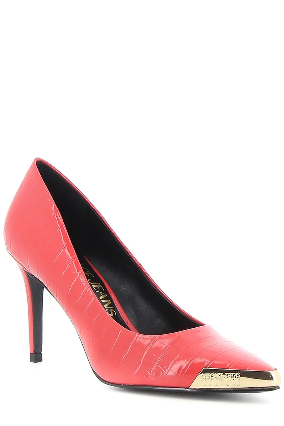 Versace Jeans Couture Toe-Cap Slip-On Pumps