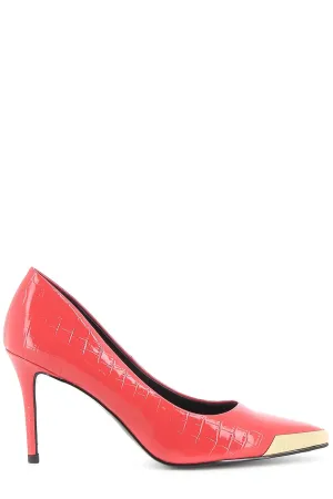 Versace Jeans Couture Toe-Cap Slip-On Pumps