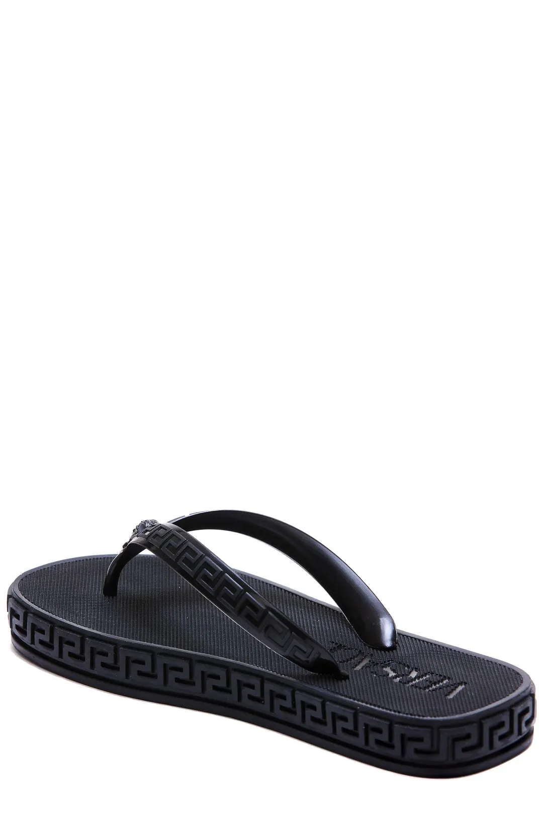 Versace Medusa Head Motif Flip Flops