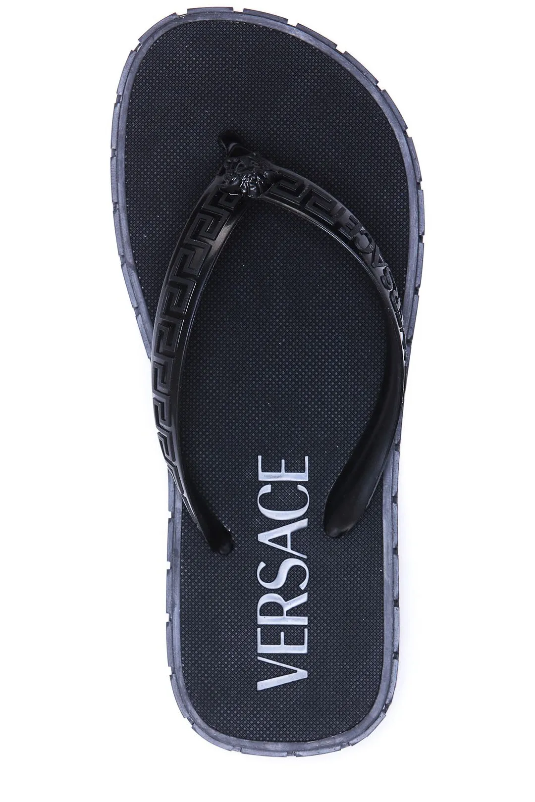 Versace Medusa Head Motif Flip Flops
