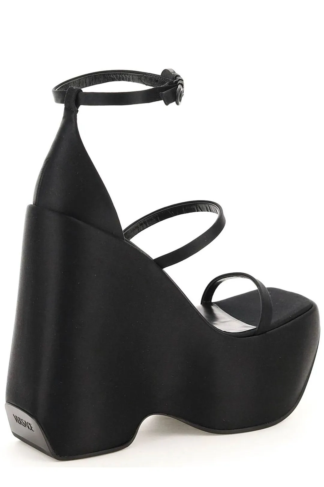 Versace Triplatform Ankle Strap Sandals