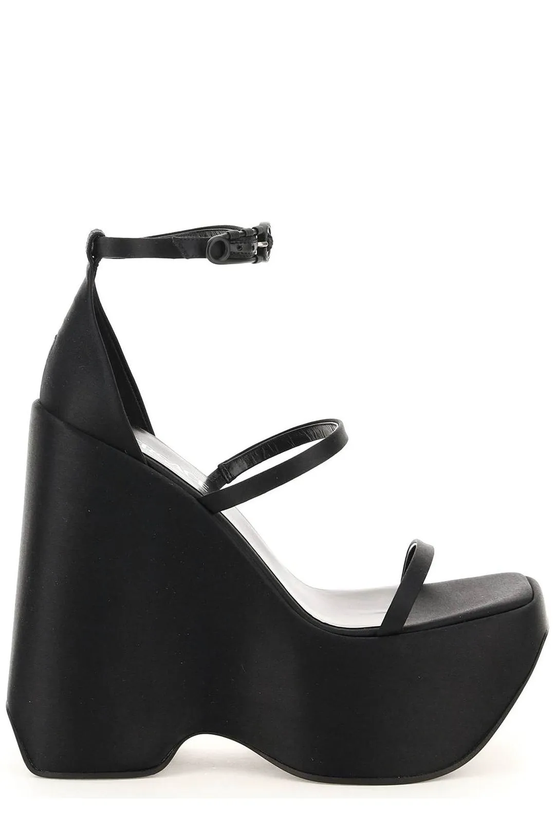 Versace Triplatform Ankle Strap Sandals