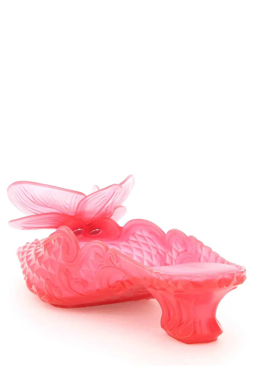 Y/Project X Melissa Flower Detailed Pointed Toe Mules